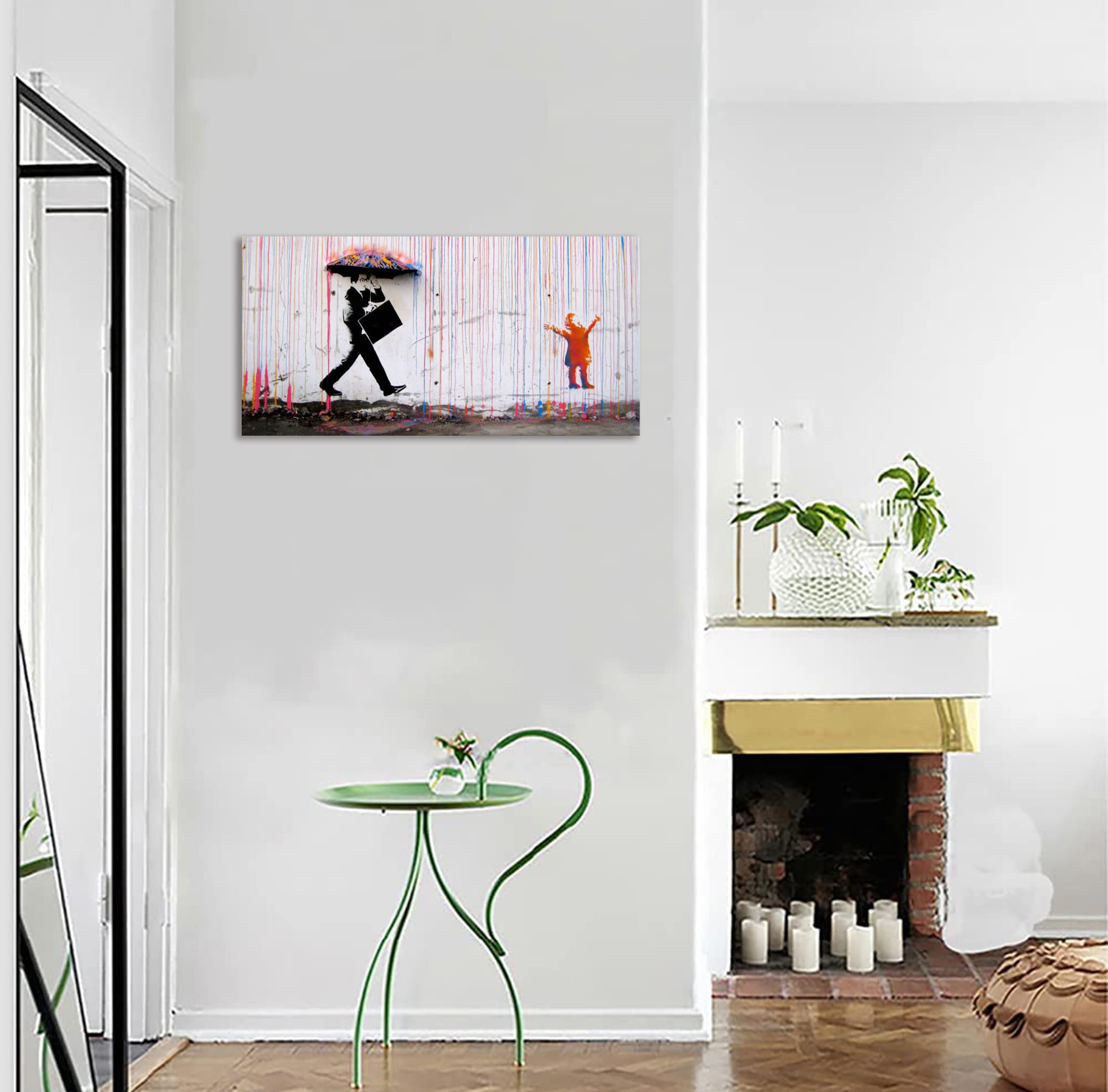 Amazon.co.jp: バンクシー 絵画 インテリア アートパネル 大型 banksy